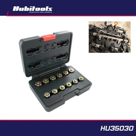 HU35030 | Nyomásteszter PressureDiag-hoz Adapter: Common Rail dugó készlet 12 db-os