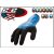 HU45112 | Kesztyű Hubitools mártott kék nitril SHIELD GRIP-USA "mindenálló" L-es