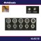 HU45115 | Csavarkiszedő adapter készlet 85%-ig sérült, lesarkalt csavarhoz 8-17 mm