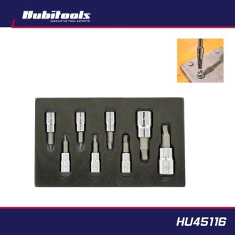   HU45116 | Csavarkiszedő készlet 8 db-os - sérült BKNY Imbusz csavarokhoz H2 - H8 mm