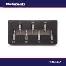 HU45117 | Csavarkiszedő készlet 7 db-os - sérült BKNY Torx csavarokhoz 1/4" T10-T40
