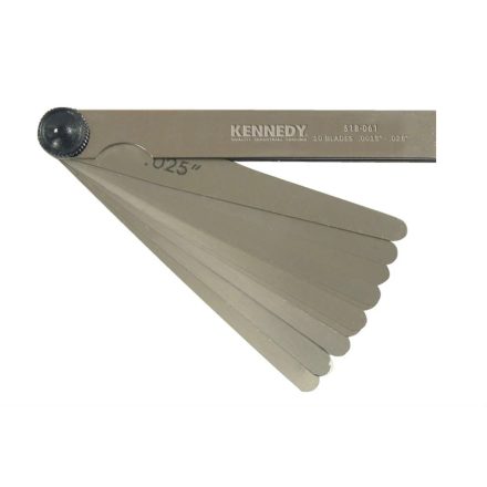 KEN5180610K | Hézagmérő készlet 10 lapos Kennedy (KEN-518-0610K)