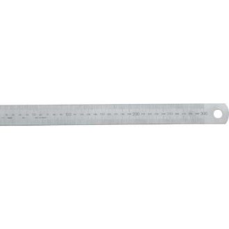   KEN5183330K | Vonalzó, acél, merev  300 mm x 25 mm csak metrikus (KEN-518-3330K)
