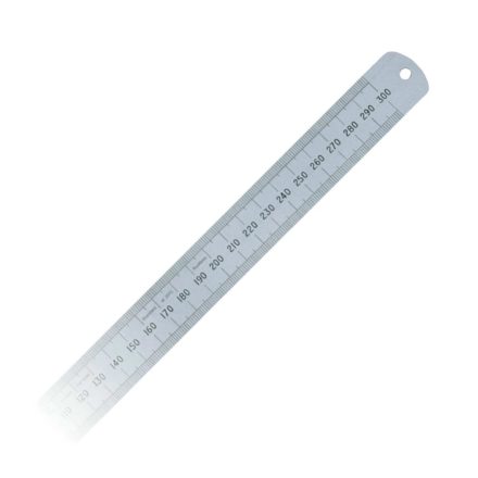 KEN5183710K | Vonalzó, acél, merev  600 mm x 25 mm metrikus és colos skálázás (KEN-518-3710K)