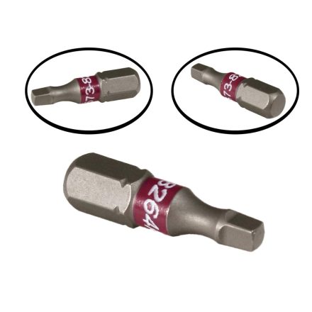 KEN5738262K | Bit négyszög No.1 - torziós 25 mm 1/4" (KEN-573-8262K)