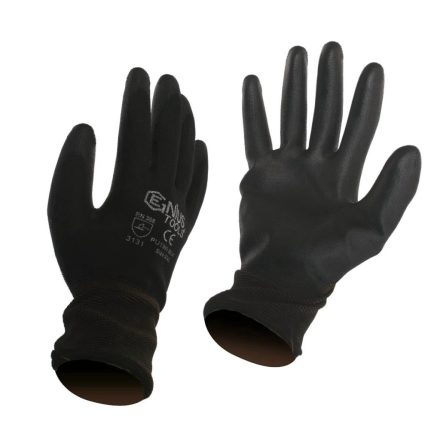 KG1350-F-XXL | Kesztyű - szerelőkesztyű - Genius fekete XXL-es 11-es