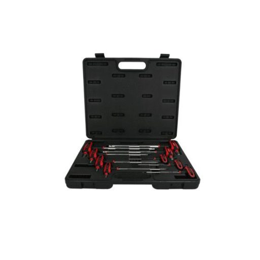 151.8150 | T-FOGANTYÚS, GÖMBFEJŰ, BELSŐ HATLAPÚ IMBUSZKULCS KÉSZLETBEN