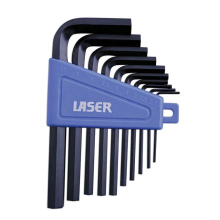 LAS-0952 | Imbuszkulcs készlet 10 db-os 1.5 - 10 mm - Laser Tools