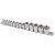 LAS-3482 | Dugókulcs - crowafej készlet 1/2"-3/8"-1/4" belső torx 14 db-os E4 - E24