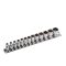 LAS-3592 | Dugókulcs - crowafej készlet 1/4" Gear Lock - Alldrive 13 db-os 4-14 mm