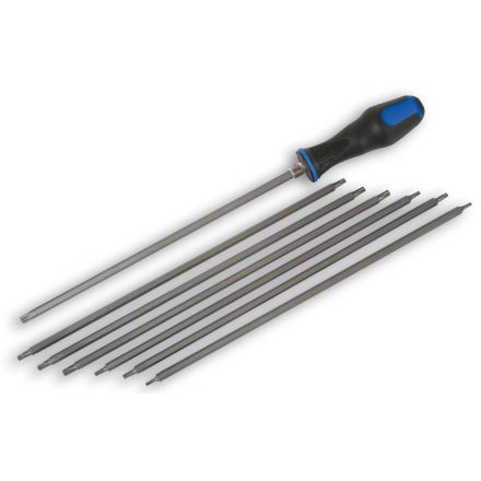 LAS-3992 | Csavarhúzó készlet extra hosszú 6 szögű Torx + 5 szögű furatos Torx 14:1