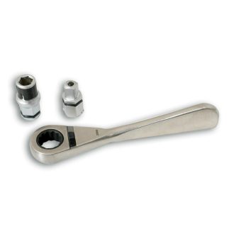  LAS-4002 | Racsnis hajtószár 100 mm Go-Thru +2 db 1/4" bittartó és dugófej-tartó