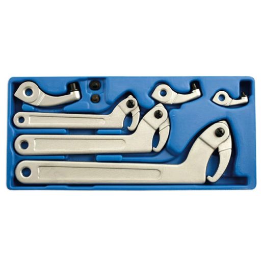 LAS-5170 | Körmöskulcs, orros készlet - cserélhető csapos és orros 11 db-os LASER