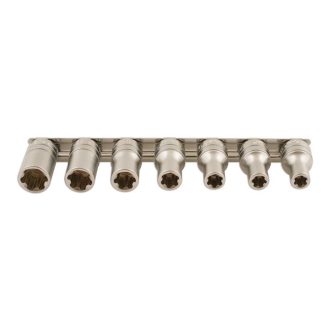   LAS-5617 | Dugókulcs - crowafej készlet 3/8" TorxPlus® belső 7 db-os EP10-EP20