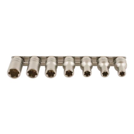 LAS-5617 | Dugókulcs - crowafej készlet 3/8" TorxPlus® belső 7 db-os EP10-EP20