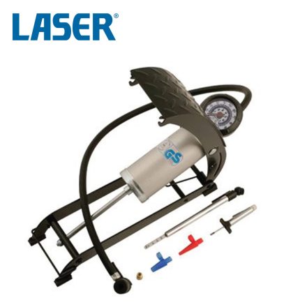 LAS-5631 | Lábpumpa autógumi felfújásához, foci labda felfújásához - Laser