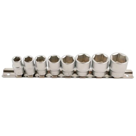LAS-5693 | Dugókulcs - crowafej készlet 3/8" 6 lapú COLOS AF 8 db-os 3/8"- 13/16"