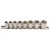 LAS-5693 | Dugókulcs - crowafej készlet 3/8" 6 lapú COLOS AF 8 db-os 3/8"- 13/16"