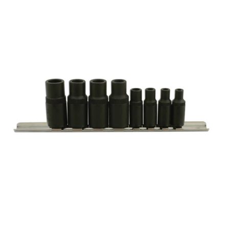 LAS-6058 | Adapter készlet menetfúrókhoz  8 db-os 4 lapú M1.5-M14 -mágneses- Laser