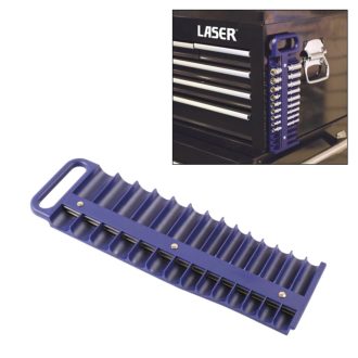   LAS-6210 | Dugókulcstartó mágneses tálca  3/8" - 28 db-os 420x125 mm