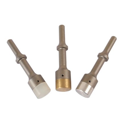 LAS-6260 | Vibro kalapácshoz puha-lágy fejű 3 db-os vibro-adapter készlet  -KIFUTÓ !