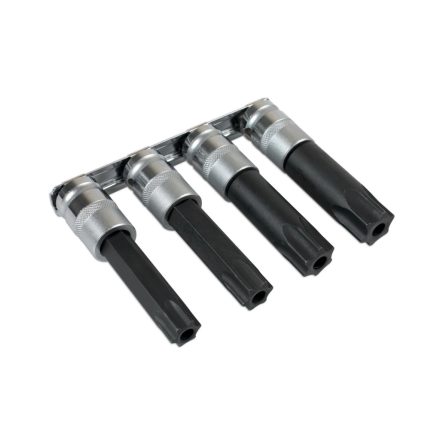 LAS-6425 | Rátűzőkulcs - crowa+bit készlet furatos torx 4 db  T70-T80-T90-T100