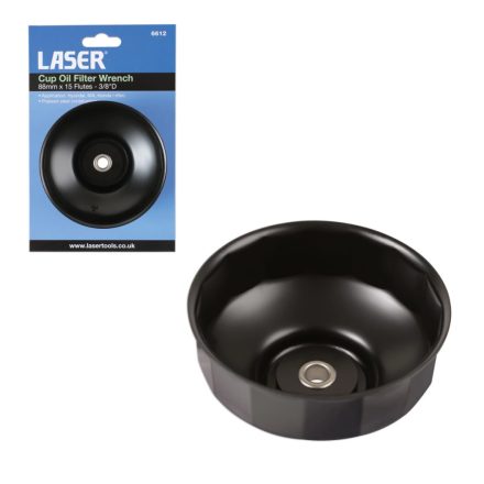 LAS-6612 | Üzemanyagszűrő és olajszűrő kupak Honda-Hyundai-Kia 88 mm x15 lap 3/8"