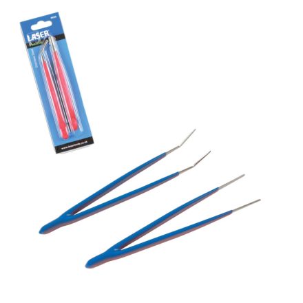 LAS-6692 | Csipesz készlet 2 db-os rozsdamentes kivitel - Laser Tools