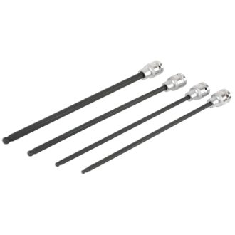   LAS-6711 | Rátűzőkulcs készlet 1/2" 4 db-os gömbvég extra hosszú 288 mm 5-6-8-10 mm