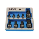 LAS-6725 | Rátűzőkulcs, gépi XZN (spline) M4-M18 9 db-os - extra alacsony
