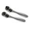 LAS-6787 | Crowa racsnis kulcs 1/4" 2 db-os készlet 1/4"Bitekhez + 1/4"Dugófejekhez