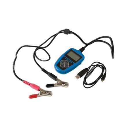 LAS-6803 | Akkumulátor teszter digitális 12 V -PROFI- 6 funkciós
