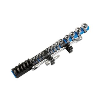   LAS-6887 | Dugókulcs - crowafej készlet 1/4" Gear Lock - Alldrive 27 db +Tartozékok
