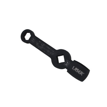 LAS-7340 | Féknyeregkulcs -TEHER- 22 mm üthető 6 lapú 3/4" MAN, TGL