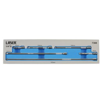   LAS-7368 | Toldószár készlet 1/4" - 6 db-os 50-75-100-150-250-375 mm -Tálcás