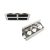 LAS-7389 | Mágneses tartó 3 db spray flakonhoz - 300x85x130 mm - INOX