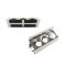 LAS-7389 | Mágneses tartó 3 db spray flakonhoz - 300x85x130 mm - INOX