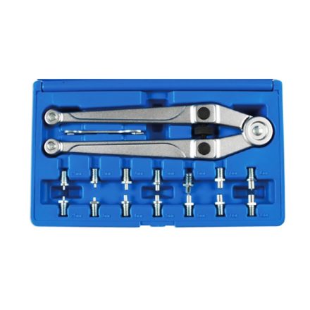 LAS-7412 | Körmöskulcs, oldalcsapos készlet - cserélhető csapos: 2.5 - 9.0 mm