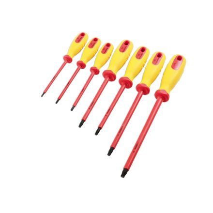 LAS-7448 | Szigetelt VDE 1000 V-os Torx csavarhúzó klt, 7 db-os  T10 - T40