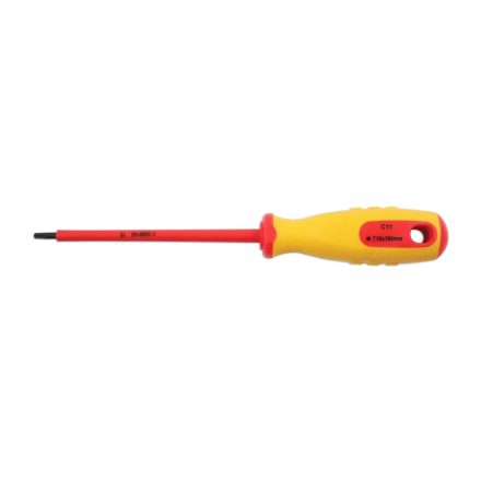 LAS-7449 | Szigetelt VDE 1000 V-os Torx csavarhúzó T10 - Laser