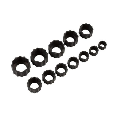 LAS-7524 | Csavarkiszedő adapter készlet 65%-ig sérült, lesarkalt csavarhoz 8-19 mm