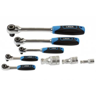   LAS-7548 | Crowa racsnis kulcs 1/4"-3/8"-1/2" Laser
