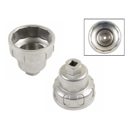 LAS-7554 | Üzemanyagszűrő kulcs  57 mm x 12 lap Mazda gépjárműveken 3/8" - Laser