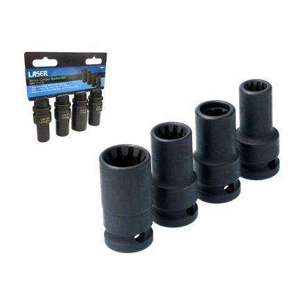 LAS-7809 | Féknyeregkulcs készlet 10 szög 11,5 - 15 - 20 mm +7 szög 14 mm Belső Ribe