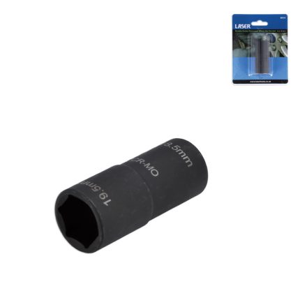 LAS-8014 | Kerékanyakulcs kétfejű 1/2" 18,5-19,5 mm -Ford króm kupakokhoz- Laser