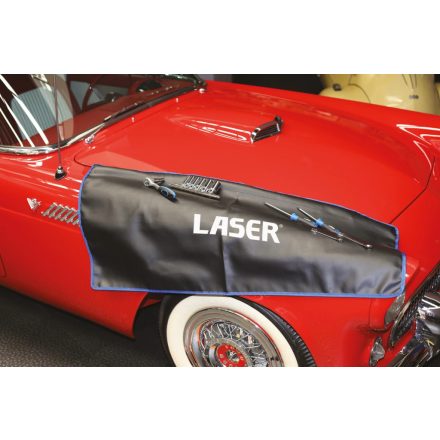 LAS-8039 | Sárvédő takaró homok súlyozással - fekete - 1200 x 550 mm - Laser