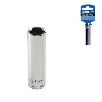   LAS-8099 | Gyertyakulcs 13 mm gumibetétes 3/8" 6 lapú 62 mm - NGK és Denso - M8