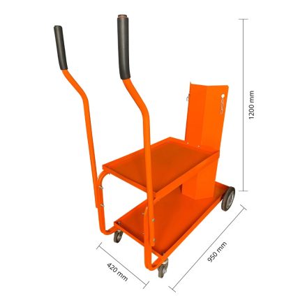 MC-106 | CO hegesztőkocsi MIG-AWI-MMA 420x950x1200 mm