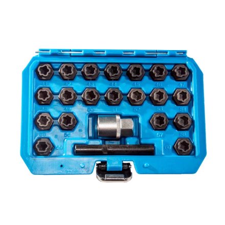 MK6145 | Kerékőr/anyacsavar kulcs készlet BMW-hez 1/2" - 22 db-os