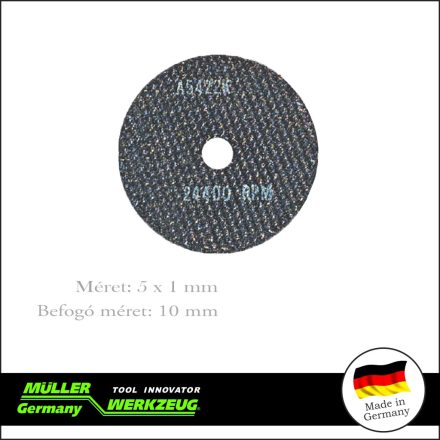 MLR-110 458-1 | Vágókorong  50 x 1.0 mm fémre 1 db - MÜLLER